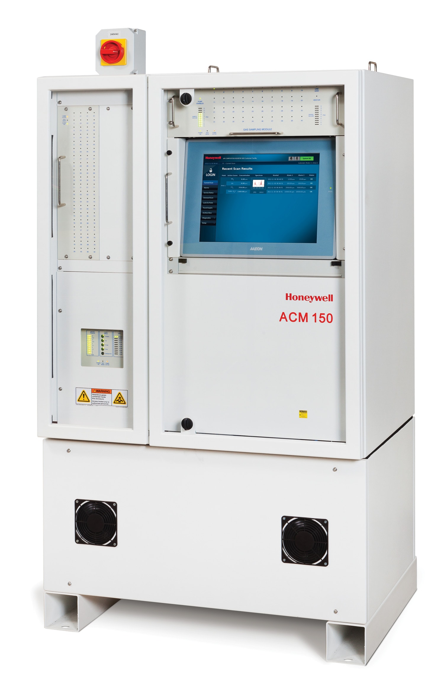 Multipoint gas detector with FTIR technology ACM 150 from Honeywell Analytics