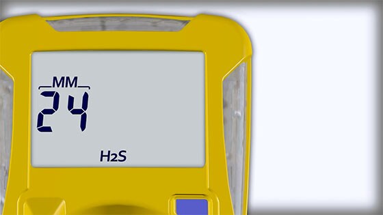 Maintenance-free single-gas detector - detect H2S or CO or ...